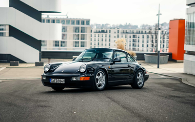 Porsche 911 964 Carrera 2, single mass flywheel, shortened gearshift travel, complete checkbook (1992)