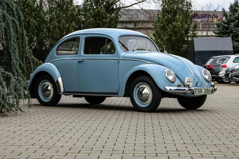 Volkswagen Beetle Ovali original logbook checkbook traceable history (1957)