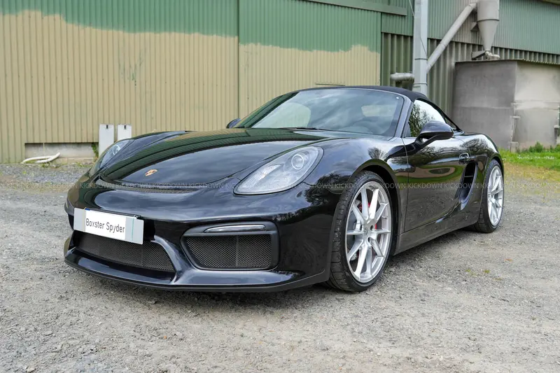 2016 Porsche 981 Boxster Spyder, pre-owned, only 26,996 kilometers, full service history, never repainted