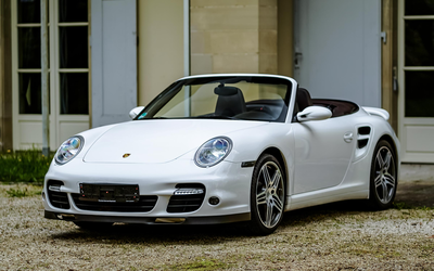 Porsche 997 Turbo Mk1 Cabrio aus 3. Hand Scheckheft gepflegt Gepflegter Gesamtzustand (2008)