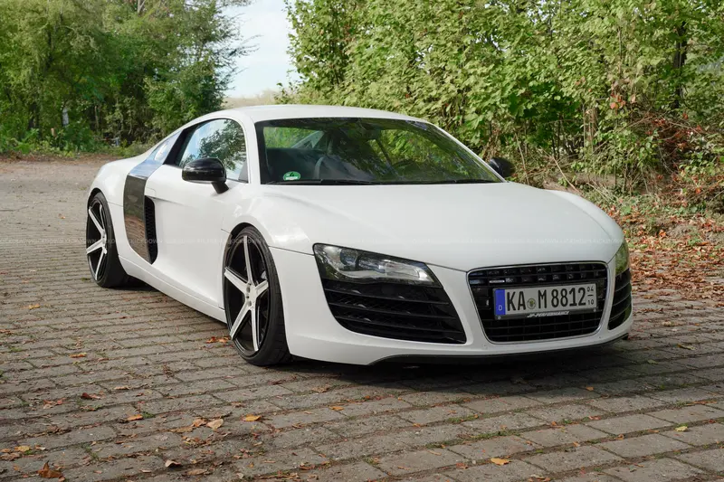 Audi R8 4.2 FSI Quattro (2008), deutsches Fahrzeug, Carbon-Paket, KW-Gewindefahrwerk