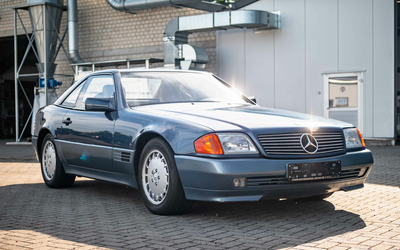Mercedes-Benz R129 SL 300 History only 96t Km Blue Metallic great condition (1991)