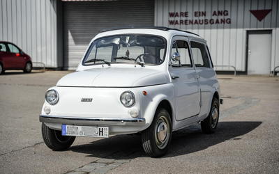 Fiat 500 Giardiniera TÜV Approved H license plate Restored 4.000 € investment (1977)