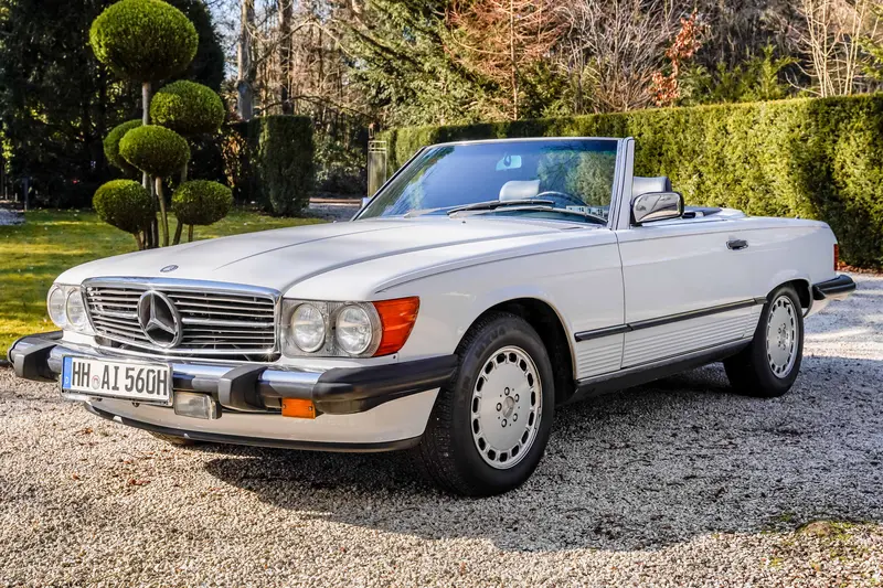Mercedes-Benz R107 560 SL nur 53.000 mls Klima Tempomat aus privater R107-Sammlung (1989)