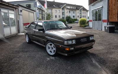 Audi Quattro Type 85 "Ur-Quattro" Accident-free TÜV H license plate Appraisal Note 2 Service maintained Very well-maintained condition (1984)