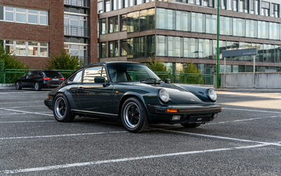 Porsche 911 Carrera 3.2 (1985), very rare color scheme, moss green, engine and transmission overhaul, history