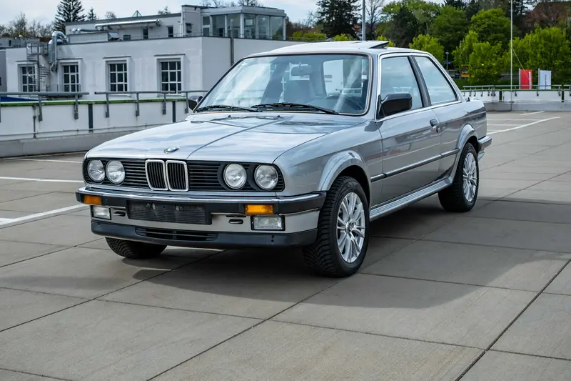 BMW E30 325ix Coupé salmon silver metallic sports steering wheel history traceable 5-speed switch(1987)