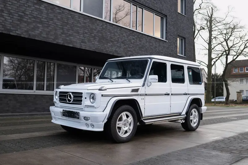 Mercedes-Benz G500 W463 (2002), rostfreier Japan-Import, erst 74.043 Kilometer, MwSt. ausweisbar