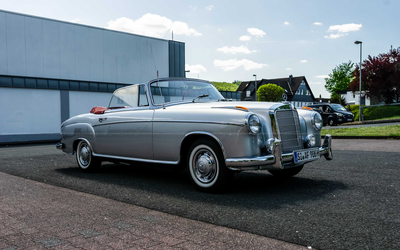 Mercedes-Benz W128 220 SE A/C Cabriolet (1961), Gutachten Note 2+, 14 Jahre im aktuellen Besitz, sehr guter Gesamtzustand