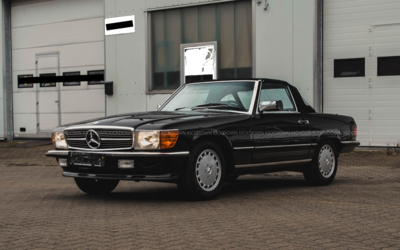 Mercedes-Benz 560 SL R107 (1987) mit Scheckheft, Classic Analytics Note 2, USA-Import