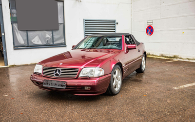 Mercedes-Benz R129 320 MOPF 1 seltenes rubinrot 81.300 Km (1996)