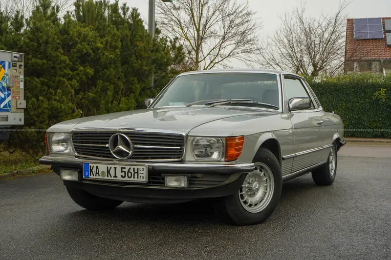 Mercedes Benz 450 SLC C107 (1980), 2. Hand, seltene graue Innenausstattung, sehr guter Zustand