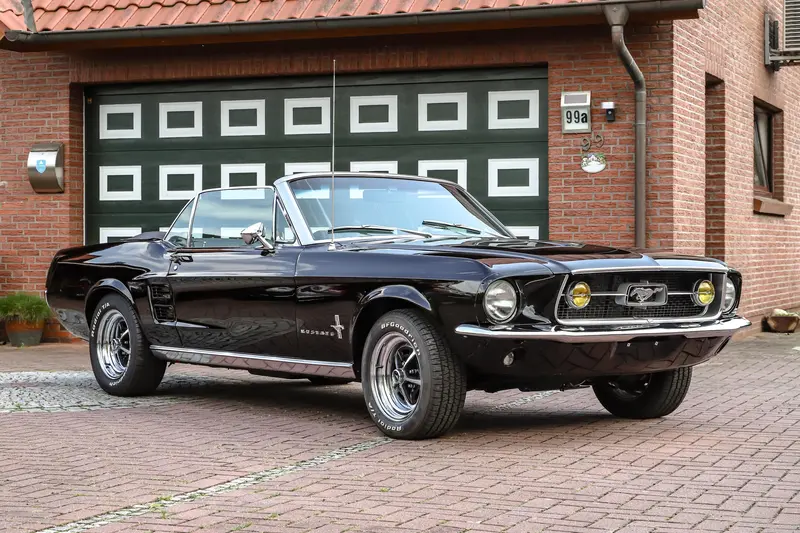 Ford Mustang Convertible 390 GT Restored Appraisal Note 2 Rare S-Code Model TÜV Approved H license plate (1967)