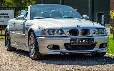BMW E46 M3 Cabrio from 2nd hand sports seats Memory 19 inch alloy wheels CarFax (2003)