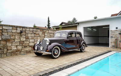 Mercedes Benz W136 170 D, completely restored, engine revised, certificate grade 3+ (1953)