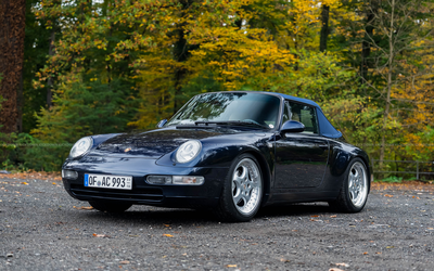 Porsche 911 993 Carrera 4 Cabriolet (1995), repainted in 2023, expert rating 2, very well maintained