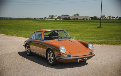 Porsche 911 T original model (1973), sepia brown, expert rating 3+, in current ownership for 11 years
