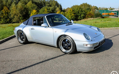 Porsche 911 993 Carrera Cabrio Schaltgetriebe Deutsches Fahrzeug 18-Zoll RS Alufelgen (1994)