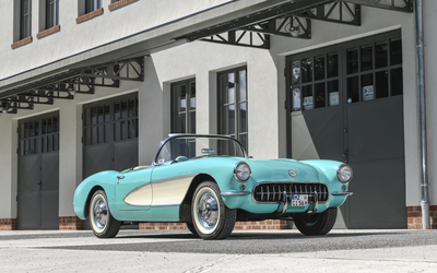 Chevrolet Corvette C1, restored, with certificate, engine overhauled, elegant color combination (1956)