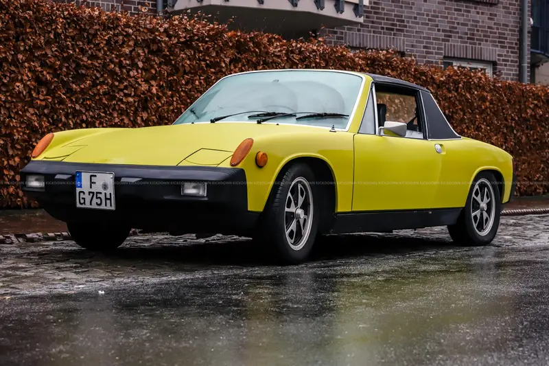 Porsche 914 2.0 with H license plate, engine overhaul, certificate grade 2 (1975)