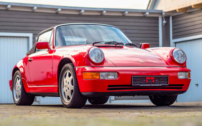 Porsche 911 964 Carrera 2 Cabrio with only 35,800 kilometers from 2nd hand (1991)