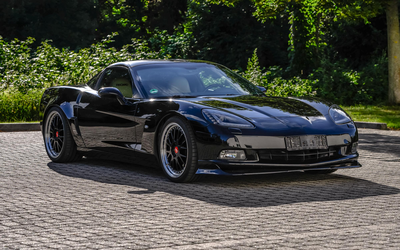 Chevrolet Corvette C6 aus 3. Hand Getriebe Revidiert Schwarze TEC-Felgen (2005)