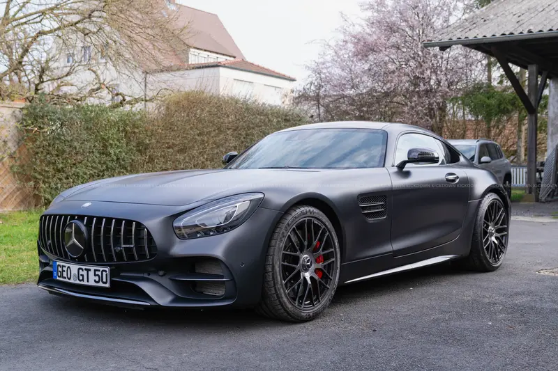 Mercedes-Benz AMG GTC 50 in Matte Black, in excellent condition with low mileage, featuring a sporty and elegant design (2018)