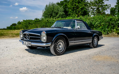 Mercedes-Benz W113 280 SL Pagode 170 PS aus Familienbesitz Restauriert in sehr gutem Zustand Wertgutachten Note 2+ (1971)