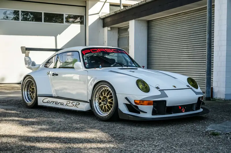 Porsche 911 993 RSR (1995), vollständig umgebauter Rennwagen, Motor und Getriebe vor kurzem revidiert, 370 PS