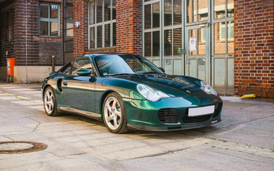 Porsche 996 Turbo Schaltgetriebe 2. Hand Dschungelgrün Metallic priv. Sammlung Historie und Scheckheft (2000)