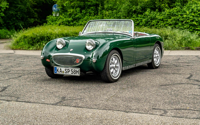 Austin Healey Sprite Mark 1 Frogeye mit Persenning über 20.000 € investiert (1960)