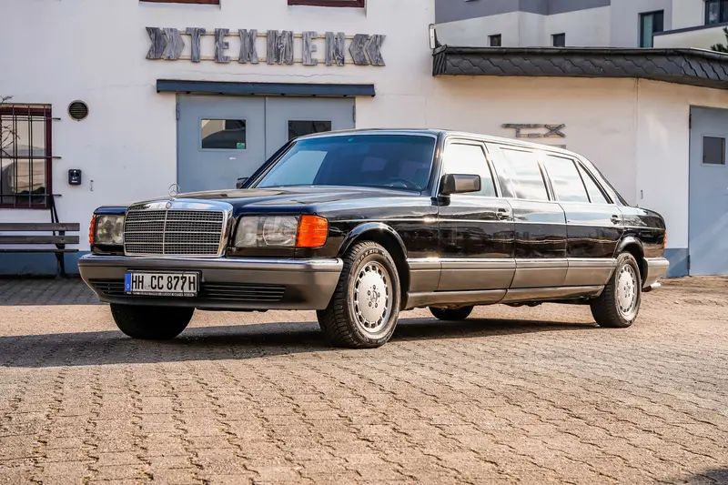 Mercedes W126 420 SEL Stretch SGS Trennscheibe TV Klima V8 mit TÜV (1991)