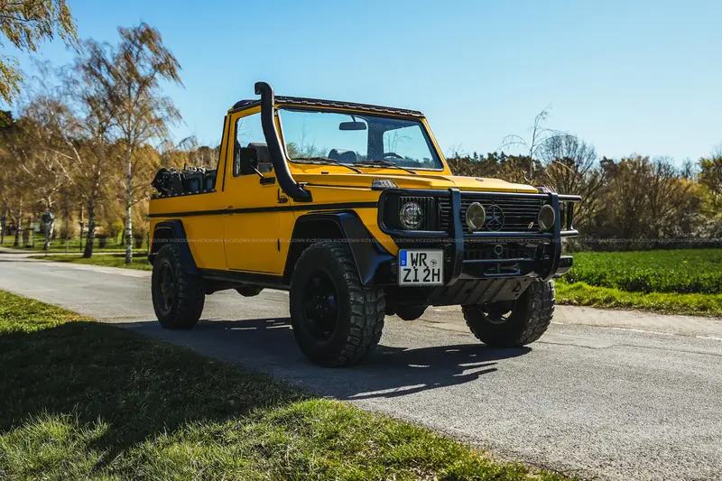 Mercedes Benz G 230 Cabrio (1991), completely restored, engine and gearbox overhauled, H license plate, Classic Data Note 2