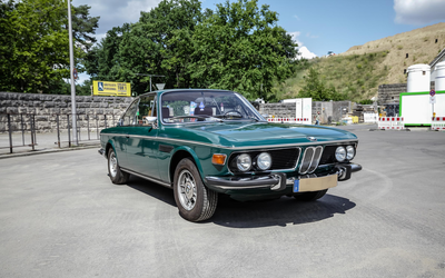 BMW E9 2800 CS Unfallfrei Wertgutachten Note 2- Tempomat Radio Servolenkung aus 3. Hand Deutsche Erstauslieferung H-Kennzeichen (1971)