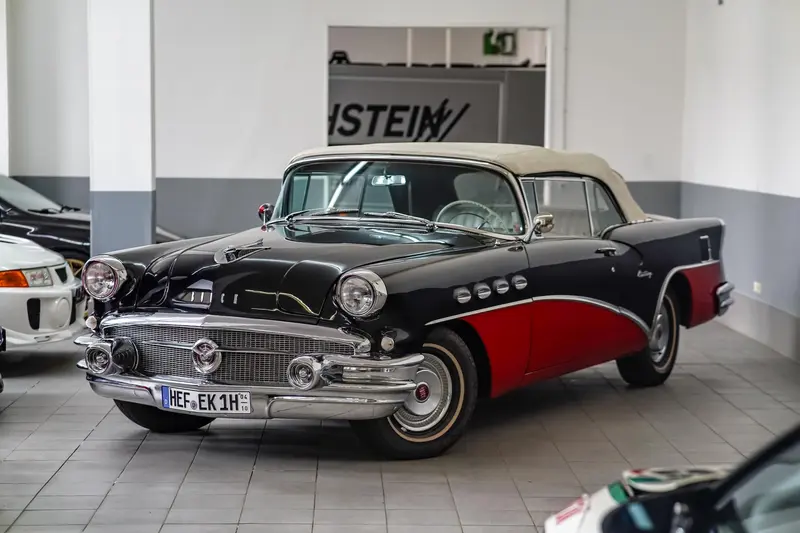 Buick Century Roadmaster Cabrio Teilrestauriert 10.000 € investiert Gutachten Note 2 (1956)