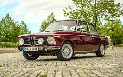 BMW 1602 electric conversion from 2nd hand very rare vehicle (1 of 2) 45.000 € invested (1972)