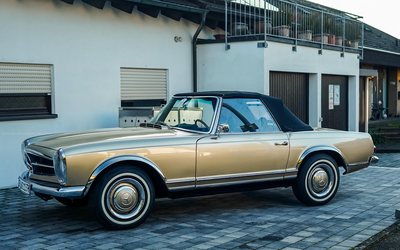 Mercedes-Benz W113 230 SL, guter Zustand, mit Gutachten und Austauschmotor (1966)