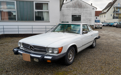 Mercedes-Benz R107 SL 450, USA Import, komplett neu lackiert, Unterboden konserviert (1978)
