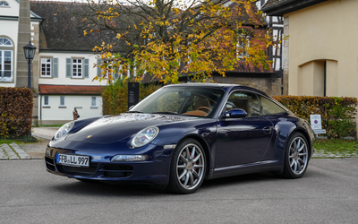 Porsche 911 997.1 Targa 4S (2006), Scheckheft, erst 80.000 Kilometer, sehr gepflegt