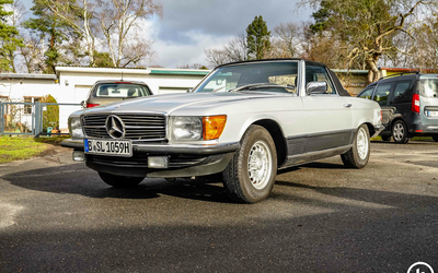 Mercedes-Benz R107 380 SL elektrische Fensterheber Ledersitze CarFax (1982)