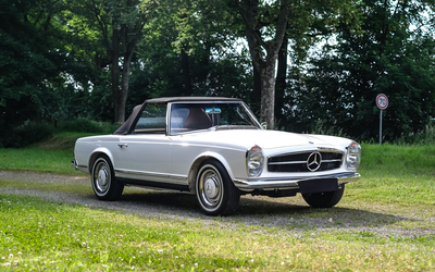 Mercedes-Benz W113 250 SL Automatic Pagoda Restored Appraisal Note 1 Hardtop Accident-free German first delivery New tires and brakes (1967)
