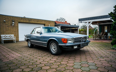 Mercedes-Benz R107 500 SL Cabriolet Restauriert 15.000 € investiert Gutachten Note 2 (1983)