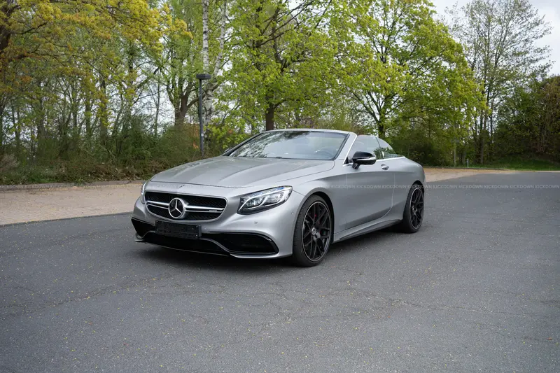 Mercedes-Benz S 63 AMG 4Matic Cabriolet A217 (2018), MwSt. ausweisbar, mit umfangreicher Vollausstattung, Liebhaberservice inklusive Getriebespülung durchgeführt, hochwertiges Nappaleder-Interieur