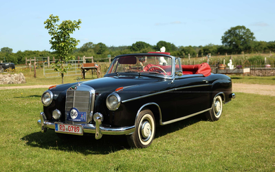 Mercedes Benz W180 220S Cabriolet (1958), restored, expert rating 2-, collector's vehicle