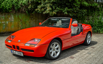 BMW Z1 from 2nd hand only 41,400 km mileage complete checkbook with appraisal (1990)