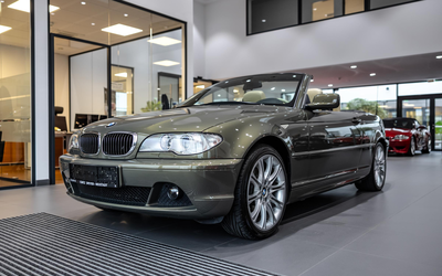 BMW E46 320Ci Cabriolet Aus 2. Hand In Messing Metallic BiColor Lenkrad Wertgutachten Note 2 Deutsche Erstauslieferung Geringe Laufleistung (2005)