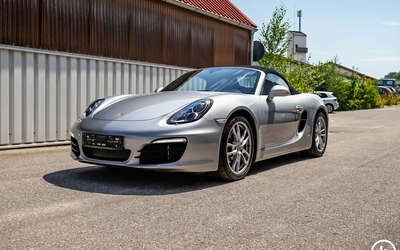 Porsche 981 Boxster PDK Porsche Approved möglich Garantie GT-Silber 1. Hand lückenlos Scheckheft (2014)