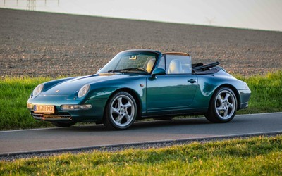 Porsche 993 Carrera 2 Cabrio hervorragender Zustand Türkisgrünmetallic Tempom. Klima Klangpaket Historie (1996)