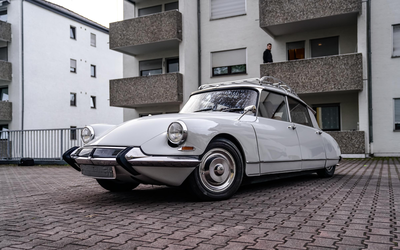Citroen ID 19 Unfallfrei Teilrestauration H-Kennzeichen Oranger Stoffbezug (1964)