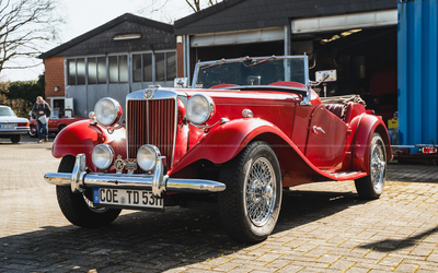 MG TD (1953), sehr gepflegter Zustand, Gutachten Note 2+